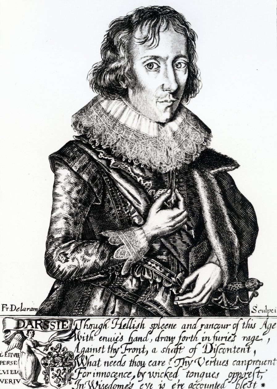 Porträtt av Abraham Darssie av English School