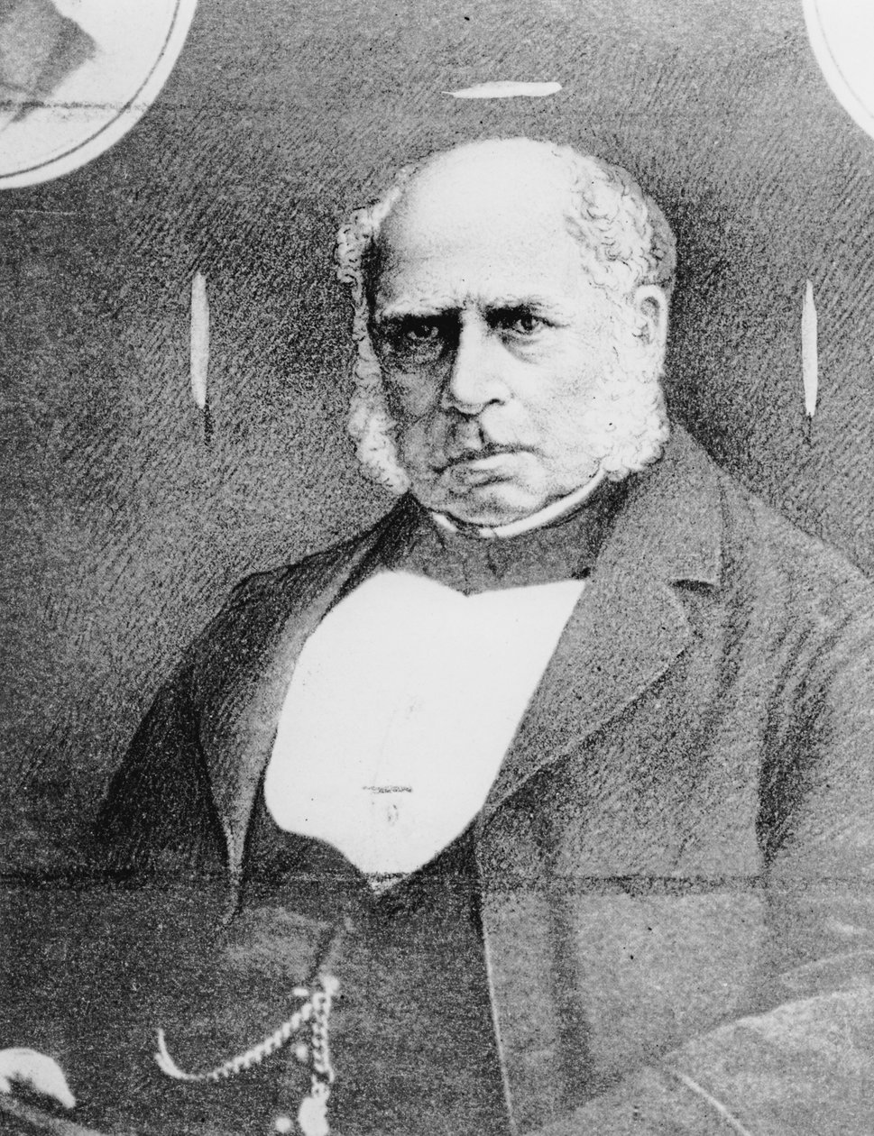Porträtt av Henry Bessemer (1813-98) av English School
