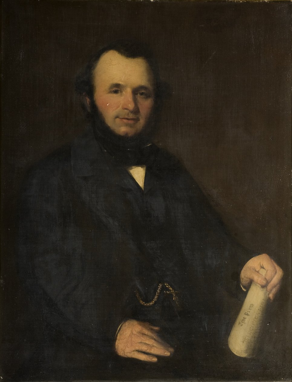 Porträtt av James Cochran Stevenson av English School