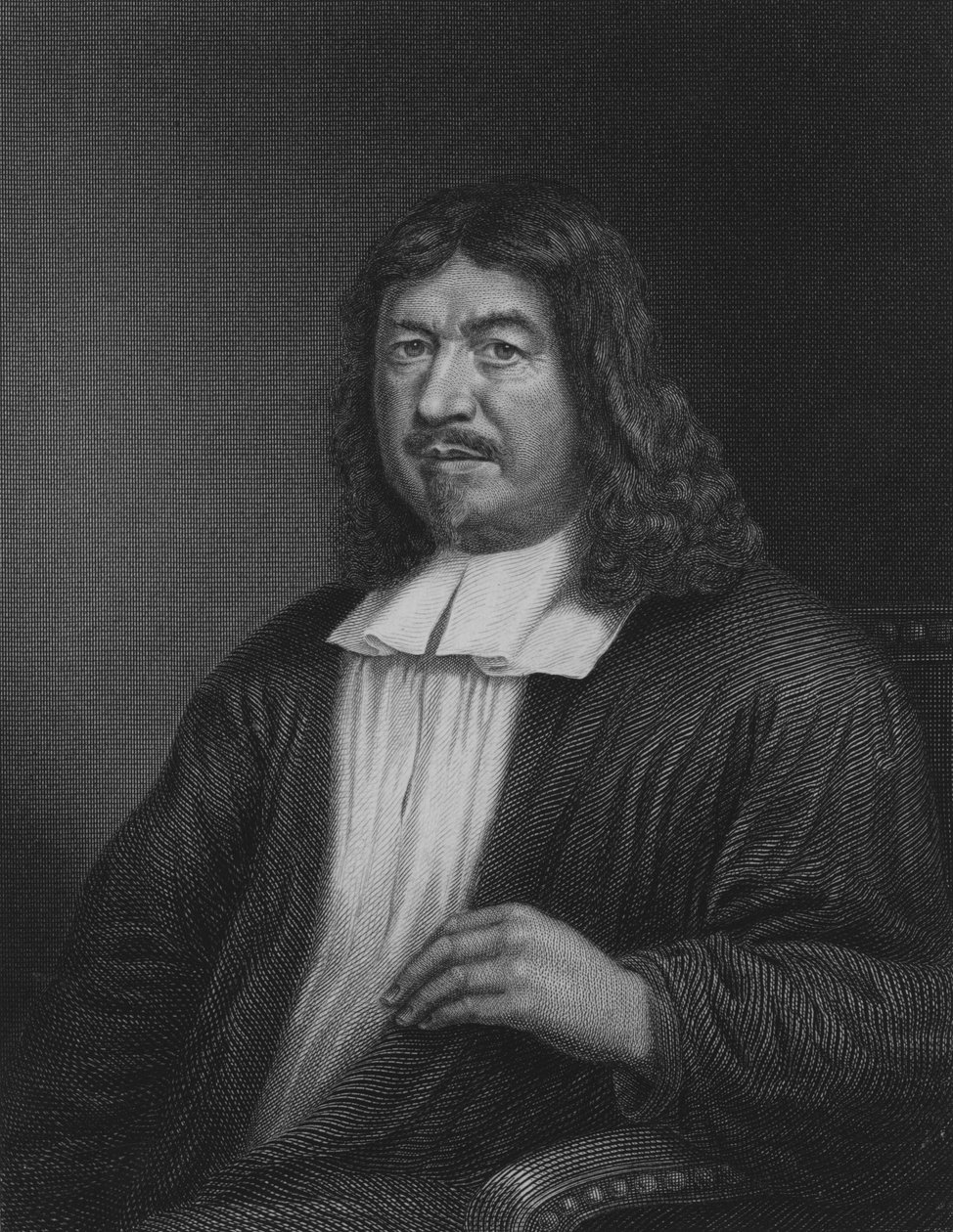 Porträtt av John Bunyan (gravyr) av English School