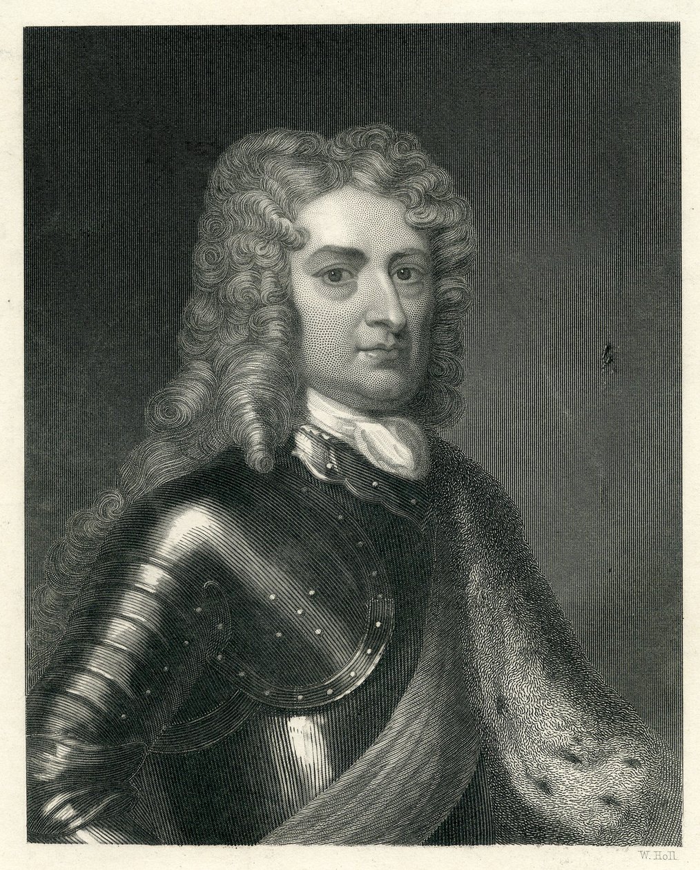 Porträtt av John Churchill av English School
