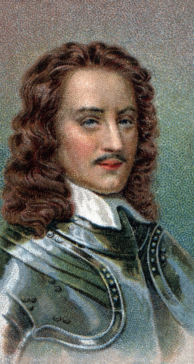 Porträtt av John Hampden av English School