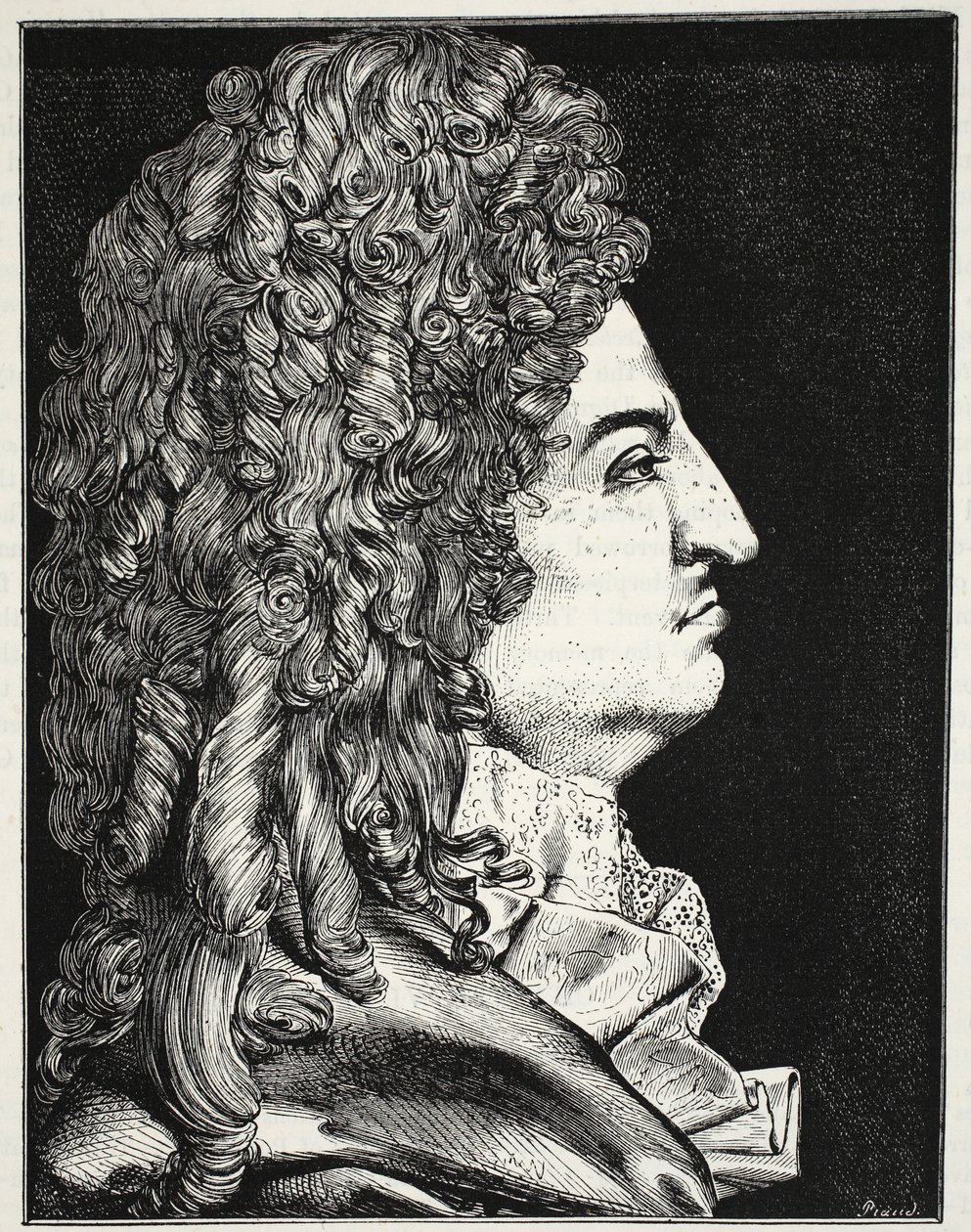 Porträtt av Ludvig XIV av English School