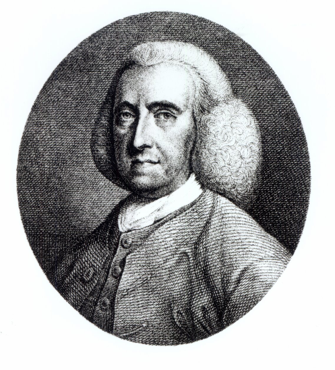 Porträtt av Peter Collinson (1694-1768) av English School