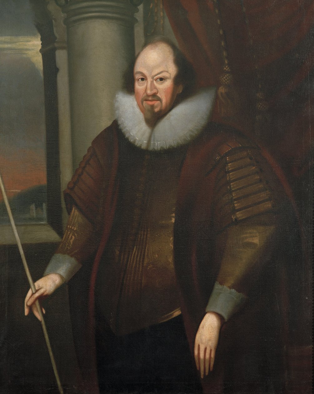 Porträtt av Richard Boyle av English School
