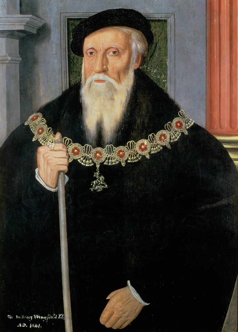 Porträtt av Sir Anthony Wingfield av English School