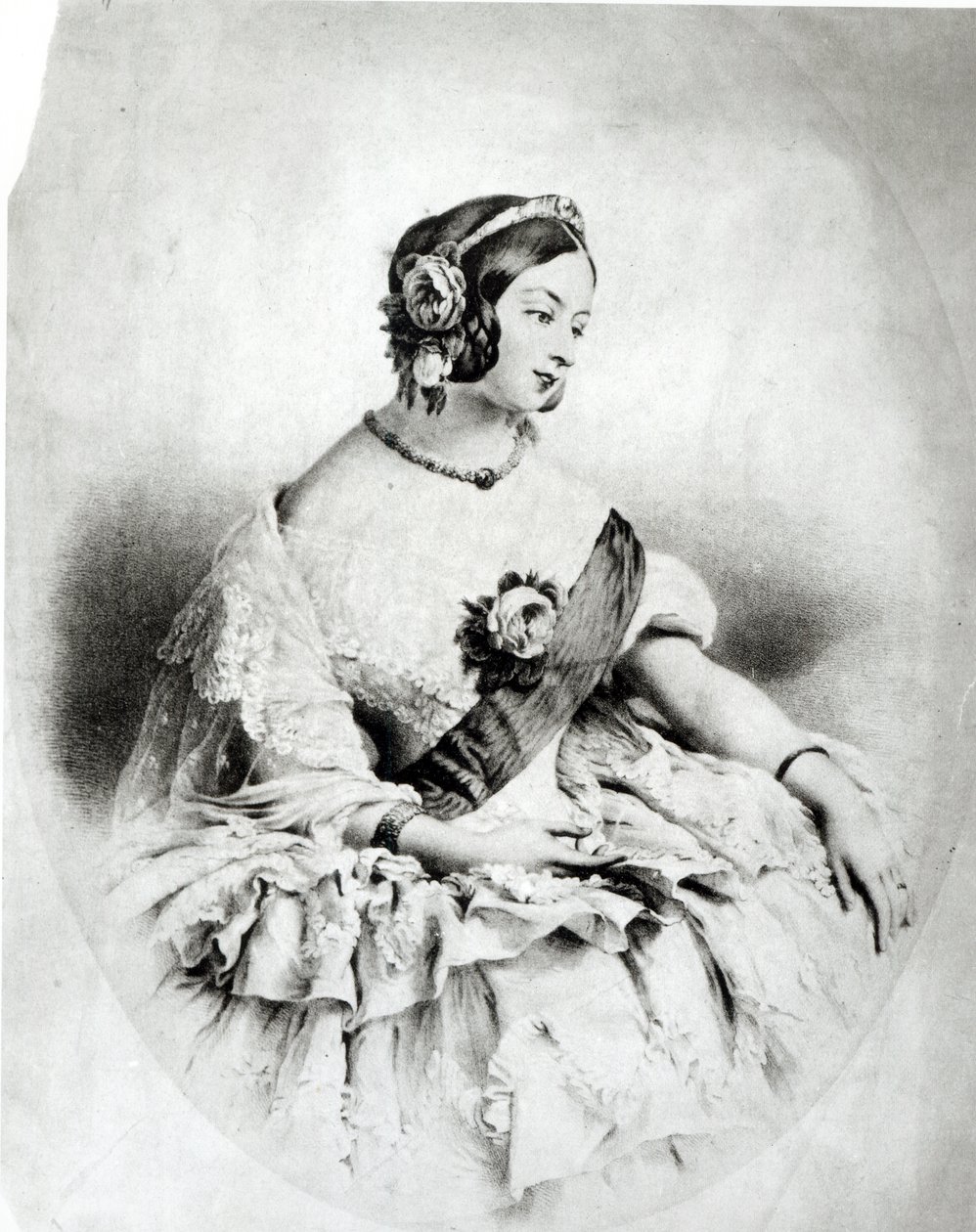 Drottning Victoria (1819-1901) av English School