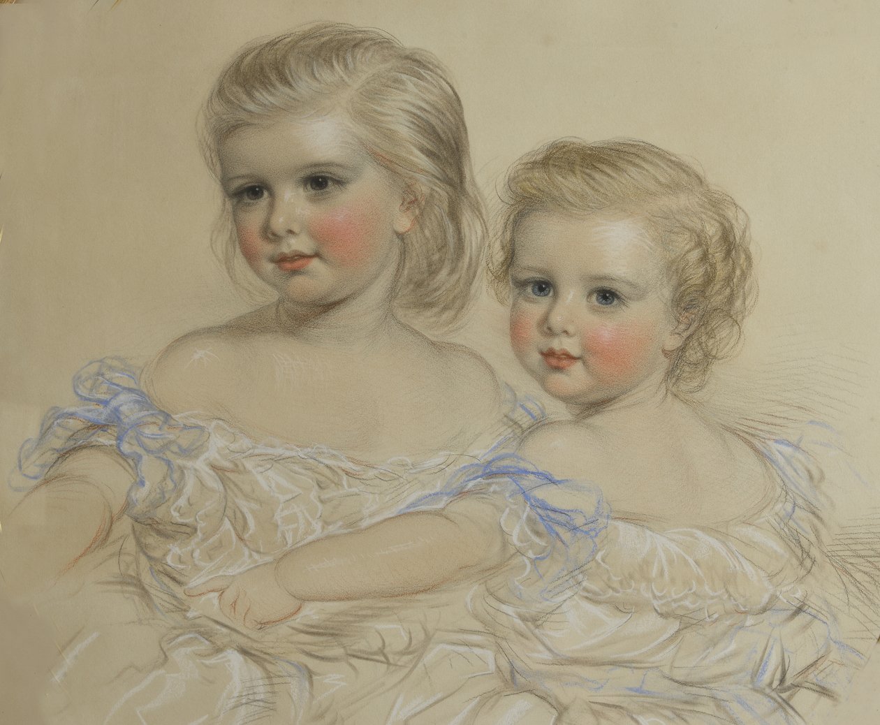 Rashdall barn, 1862 av English School
