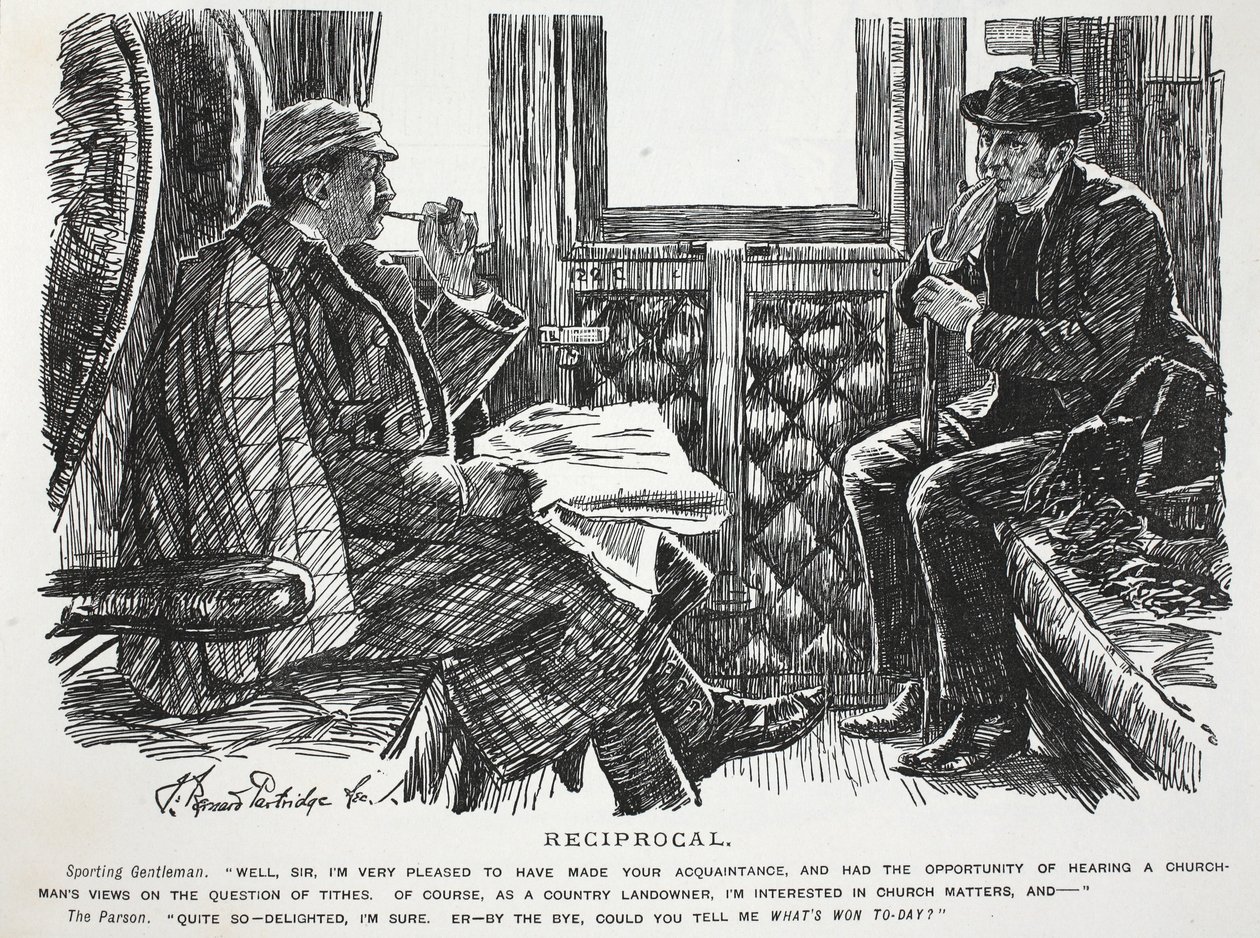 Reciprocal, illustration från Punch av English School