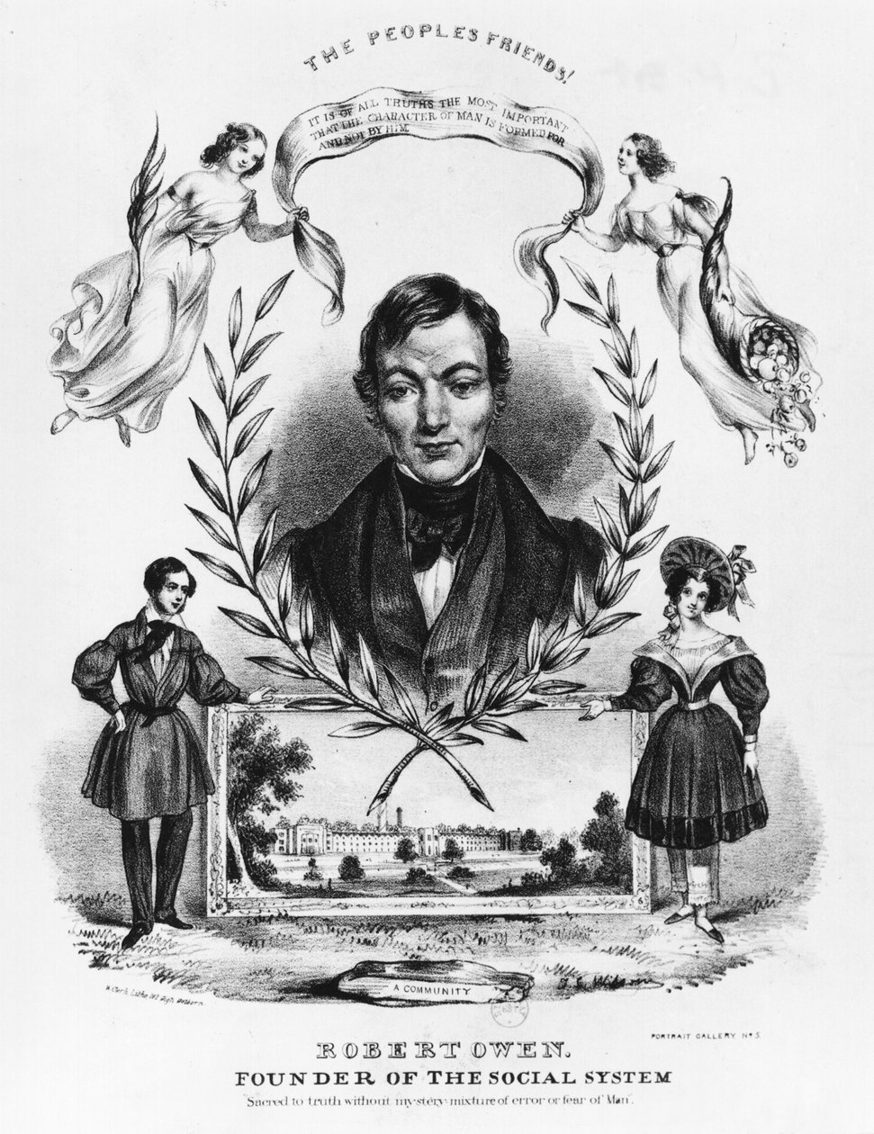 Robert Owen (1771-1858) av English School