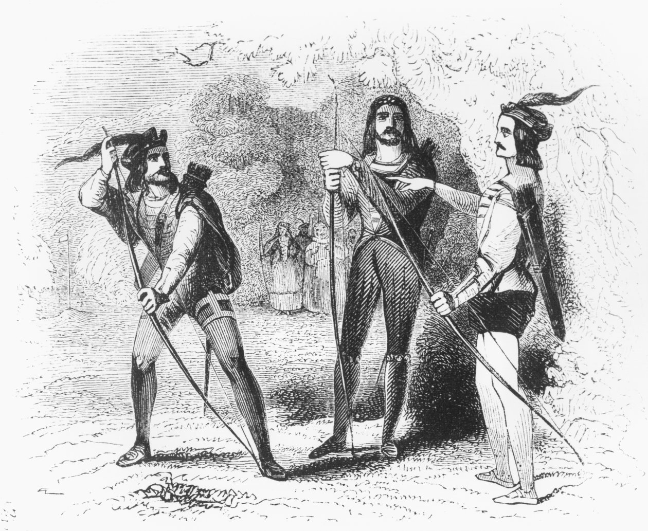 Robin Hood, Scarlet och John av English School