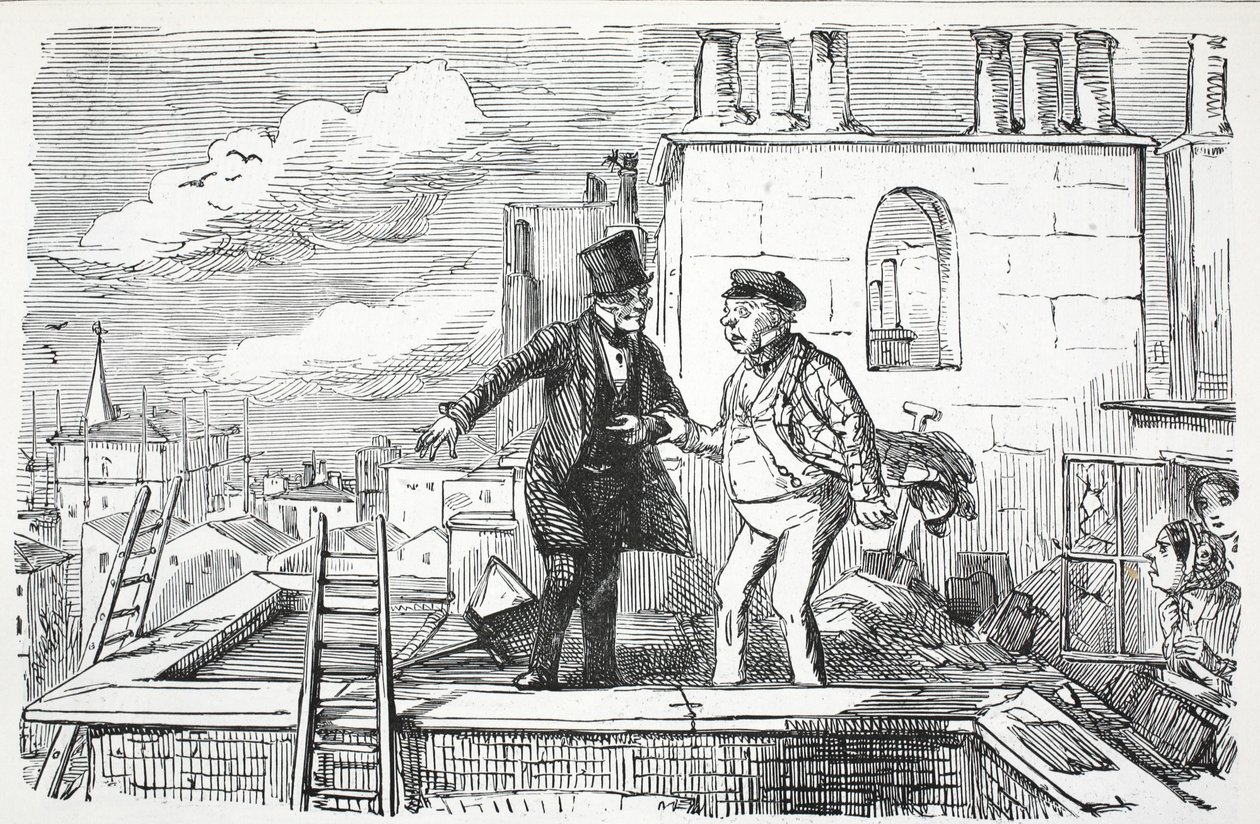 Tak, illustration från Punch av English School