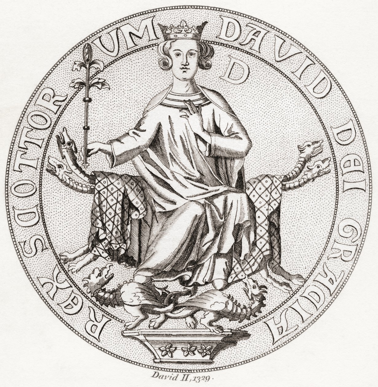 David II:s sigill av English School