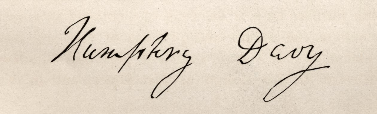 Saini a Sir Humphry Davy (1778-1829) swed av English School