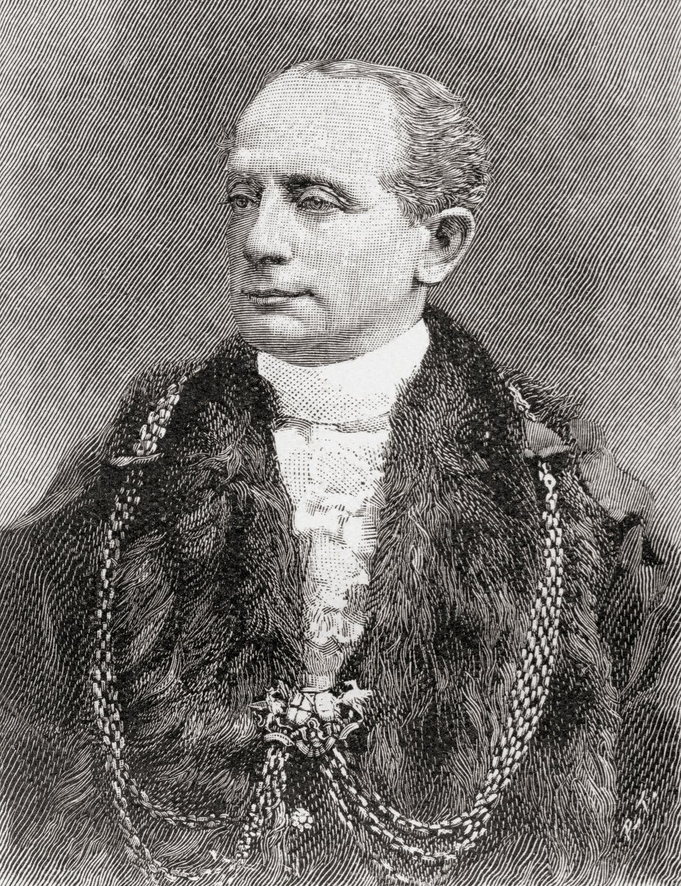 Sir George Faudel Faudel-Phillips av English School