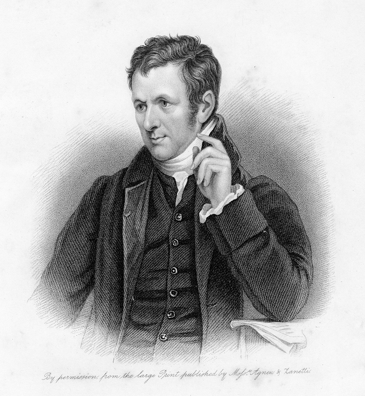 Sir Humphrey Davy, graverad av Samuel Freeman av English School
