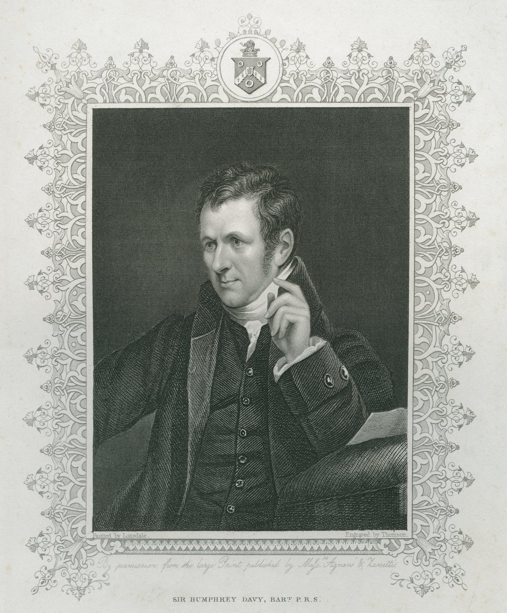 Sir Humphry Davy (1778-1829) av English School