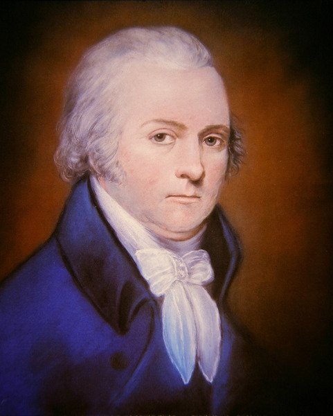 Sir John Johnson (pastell på papper) av English School
