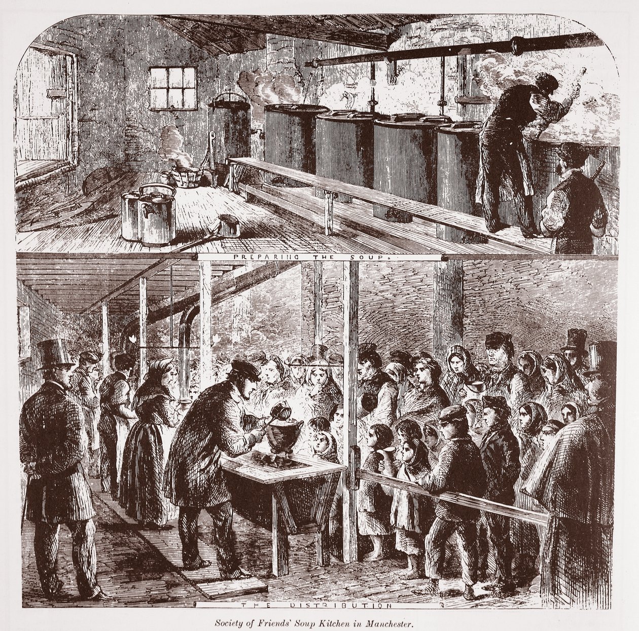 Society of Friends Soup Kitchen i Manchester av English School
