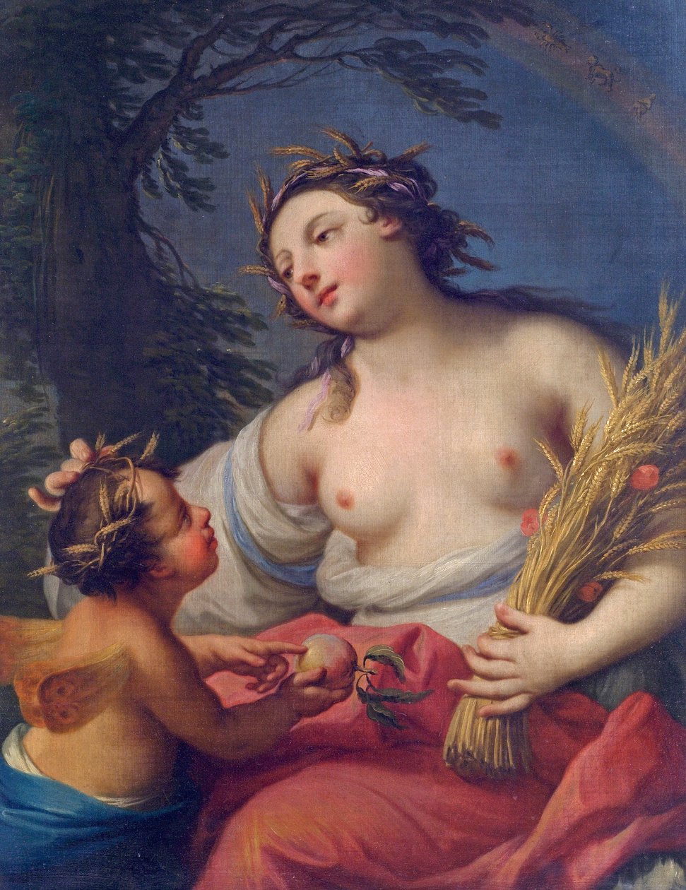 Sommar, c.1760 av English School