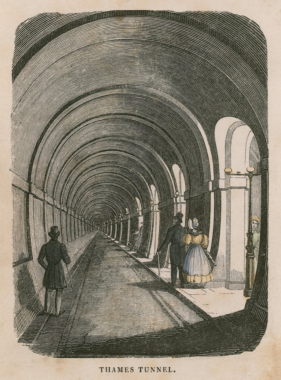 Thames Tunnel av English School