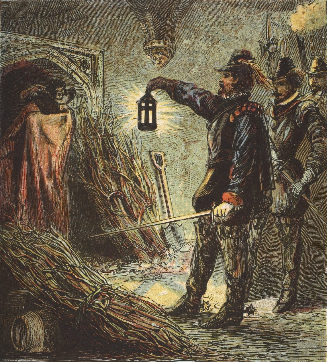 The Capture of Guy Fawkes, pub. 1890 av English School