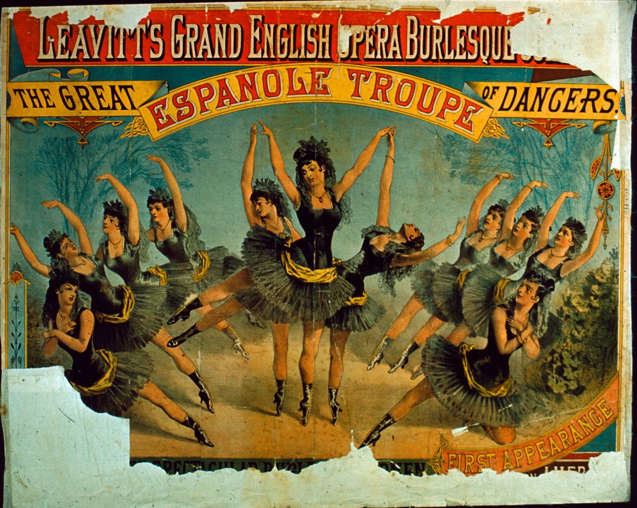 The Great Espanole Truup of Dancers av English School