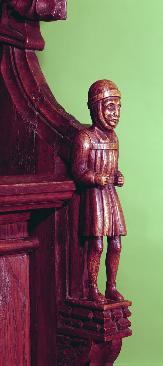 The Peddler of Swaffham, ca 1462 (trä) av English School