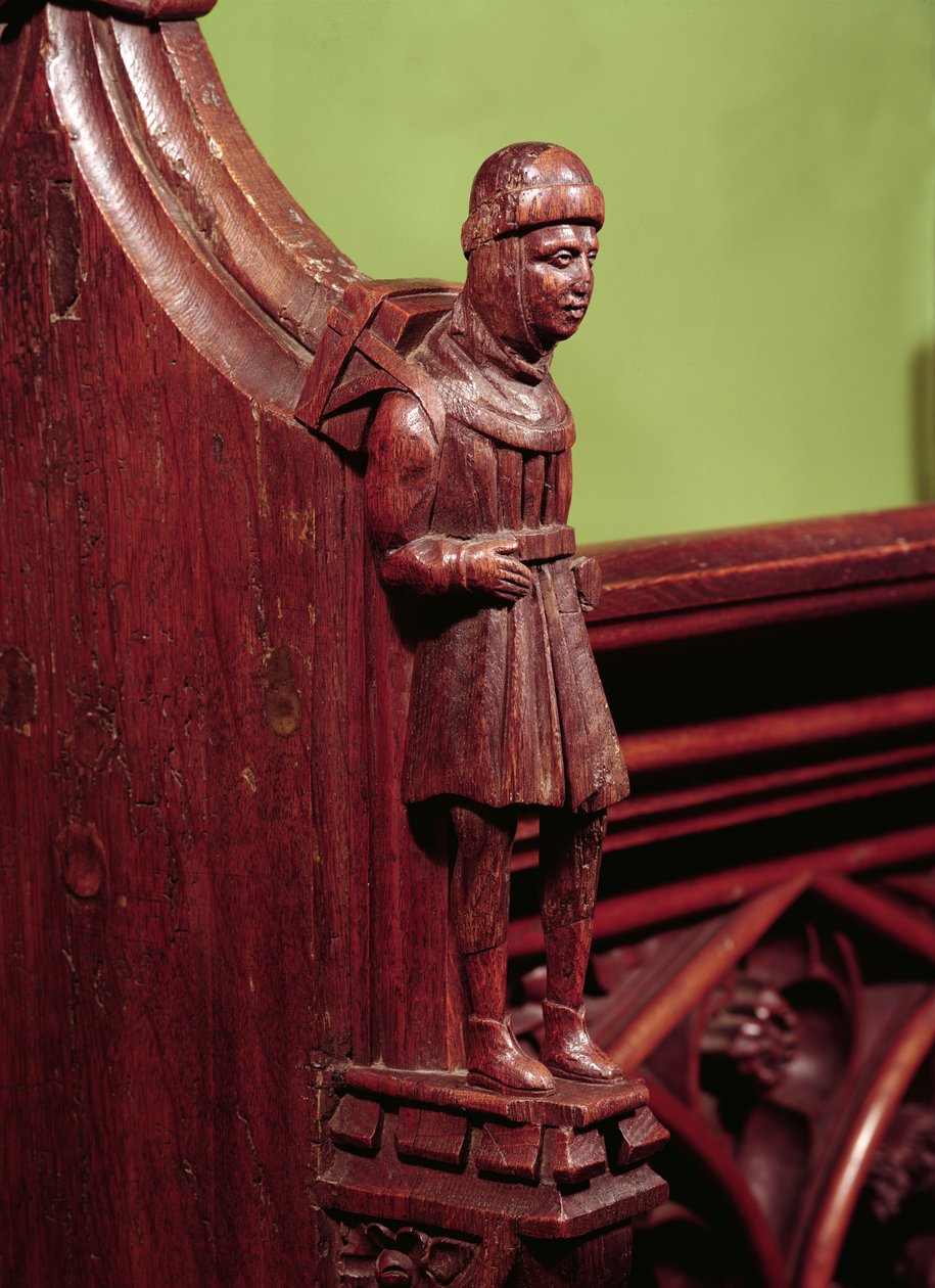 The Peddler of Swaffham, ca 1462 (trä) av English School