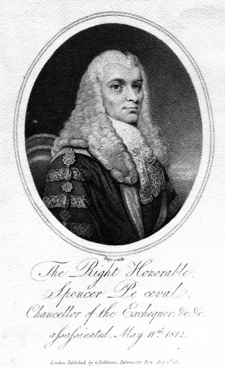 The Right Honorable Spencer Perceval, 1812 av English School