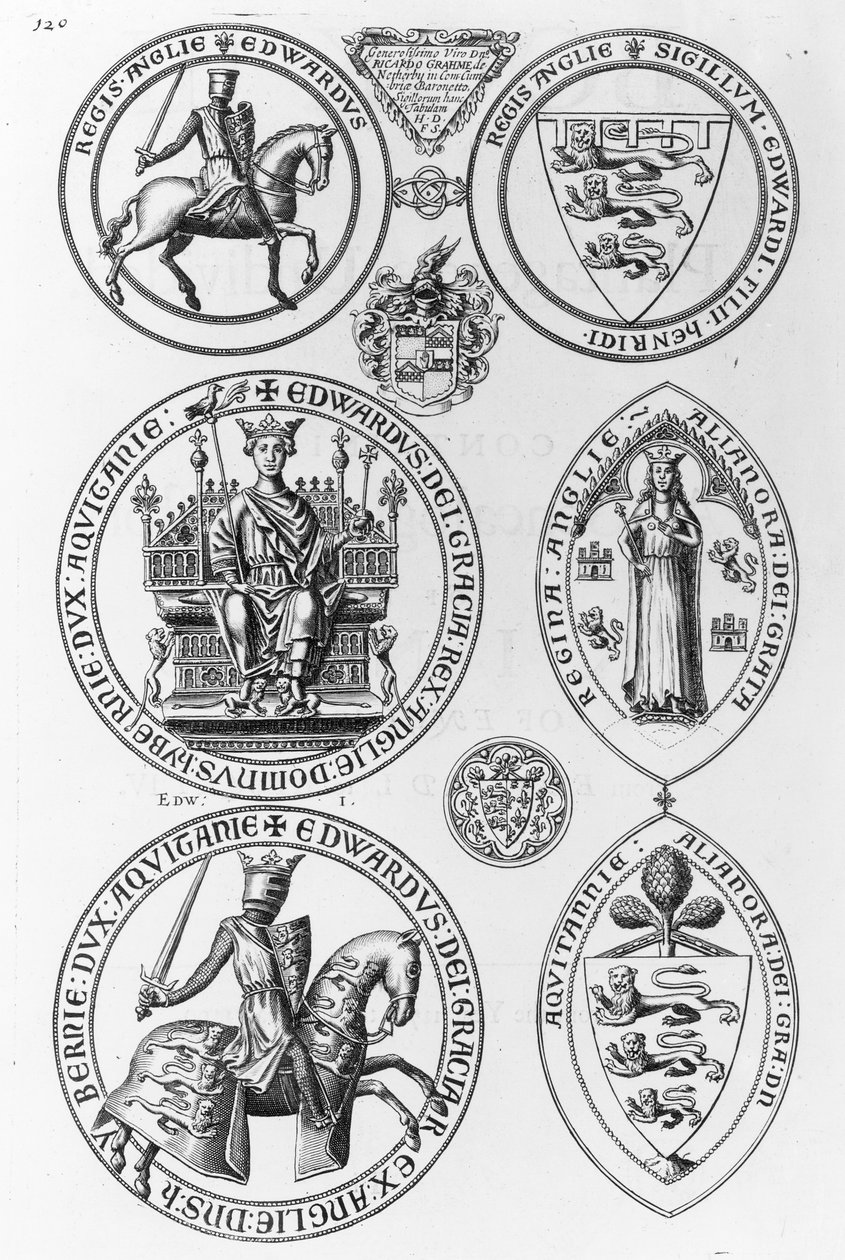 Edward I:s sigill av English School
