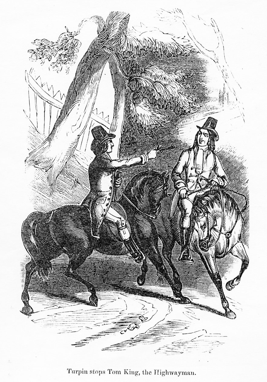 Turpin stoppar Tom King, the Highway av English School