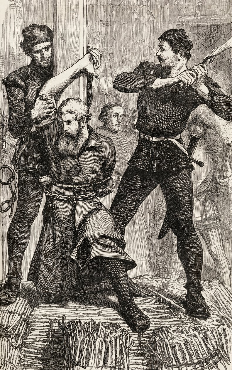 William Flower of Snowhill, ca 1865 (trästick) av English School