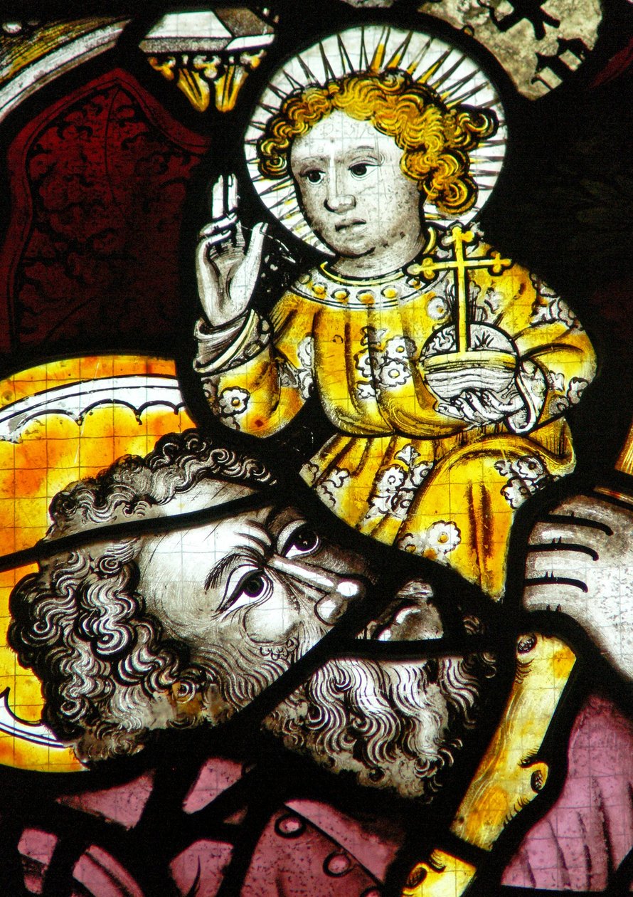 Window Ew föreställande St Christopher av English School