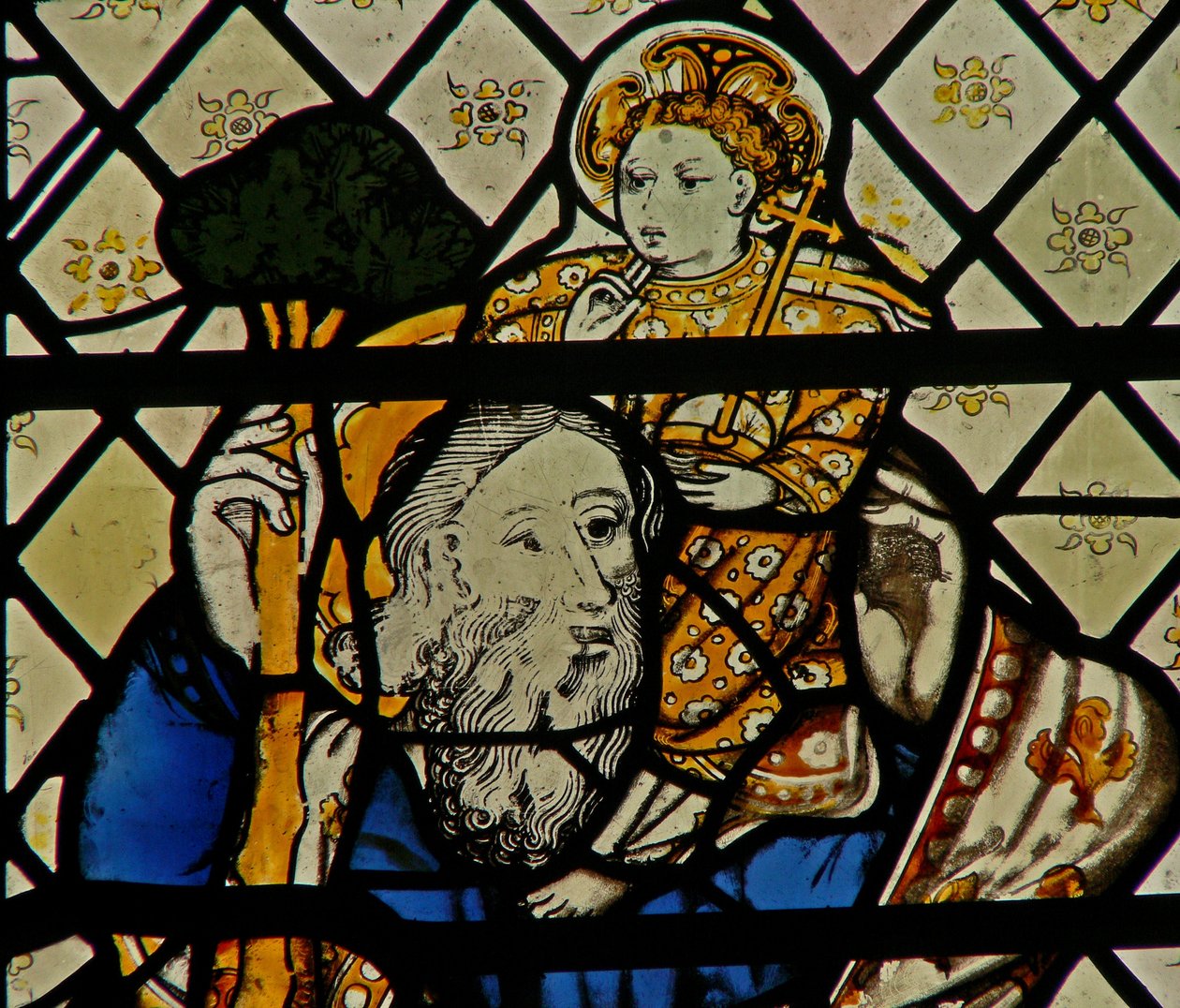 Fönster w46 föreställande St Christopher av English School