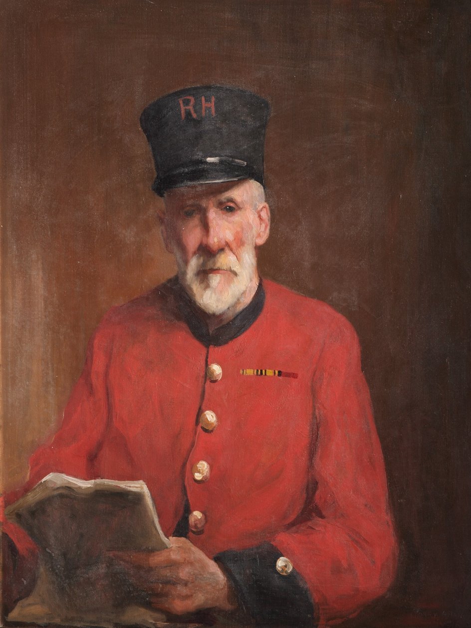 Porträtt av en pensionär av English School English School