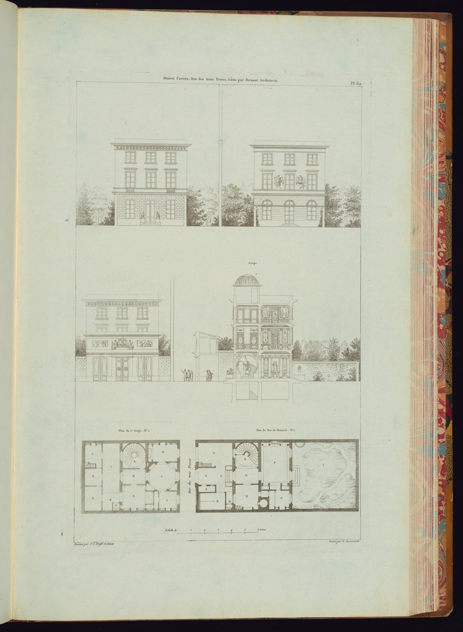 Inskränkt tryck (Frankrike) av Engraved by Charles Nicolas Ransonnette