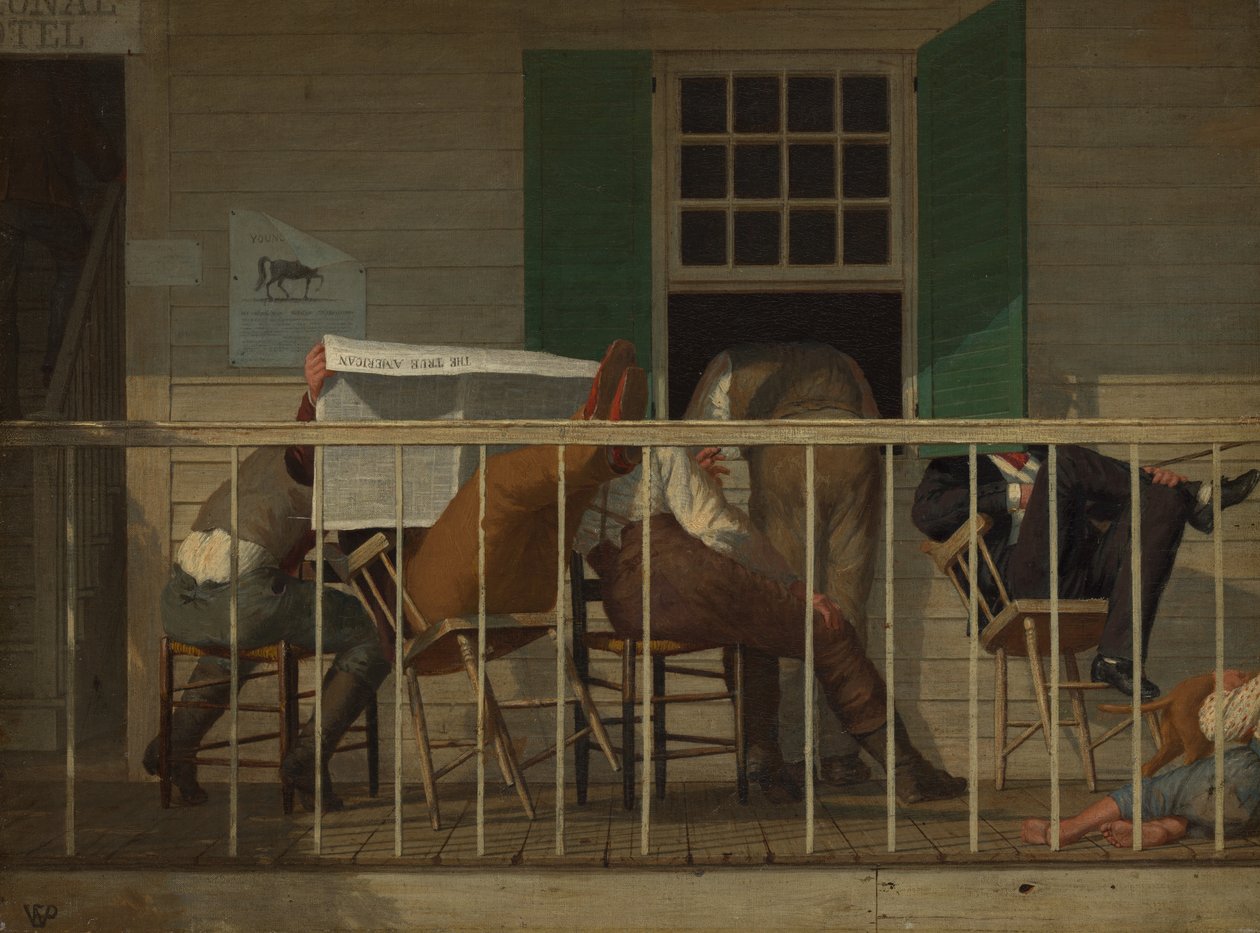 The True American, ca. 1874. av Enoch Wood Perry