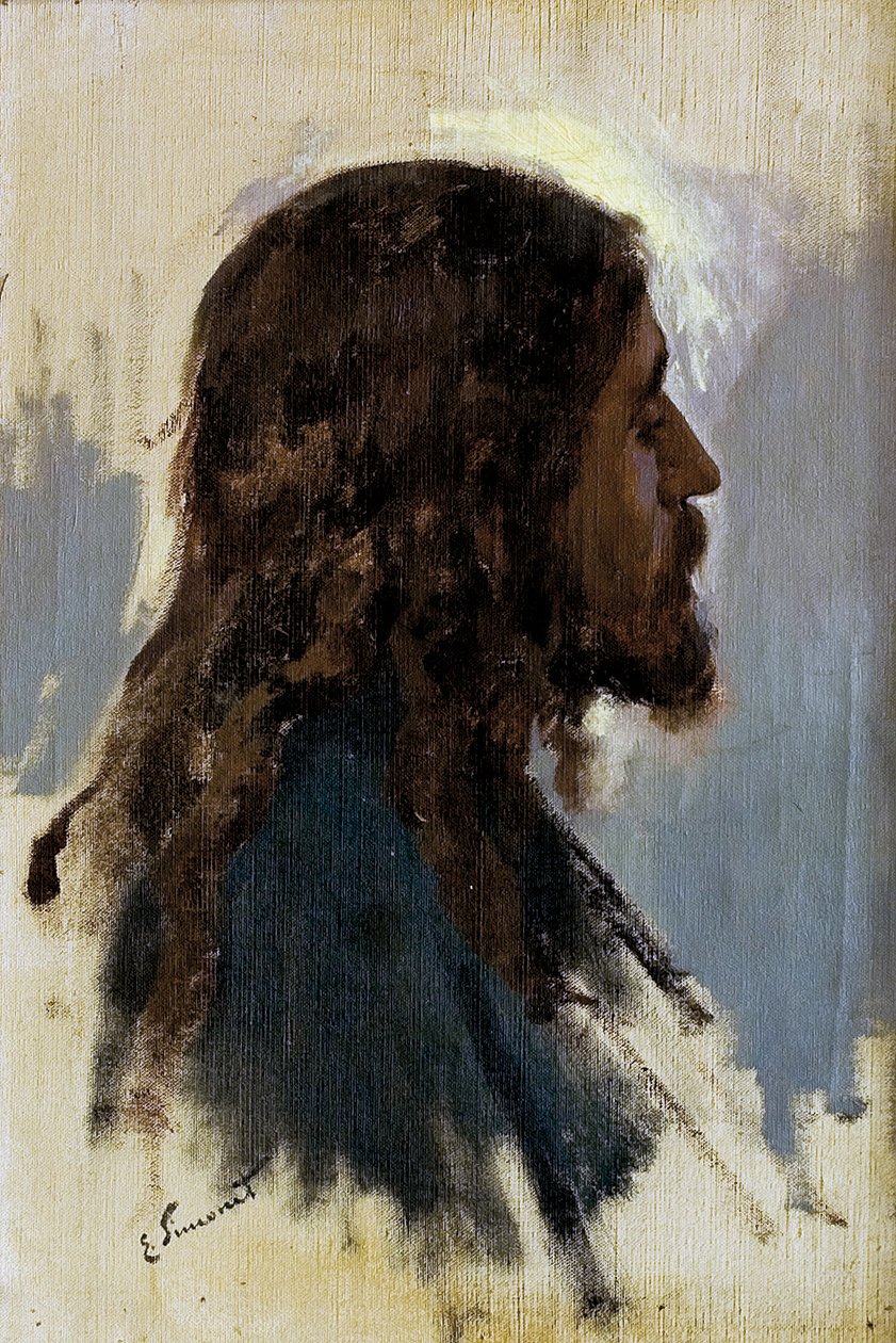  Cabeza de JesusHead of Jesus av Enrique Simonet
