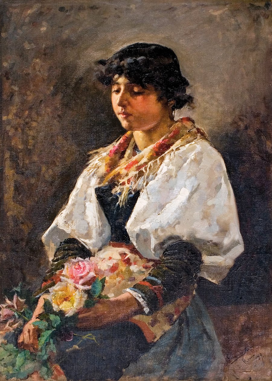  Ciociara Mujer de Ciociaria; region de ItaliaWoman from Ciociaria region of Italy av Enrique Simonet