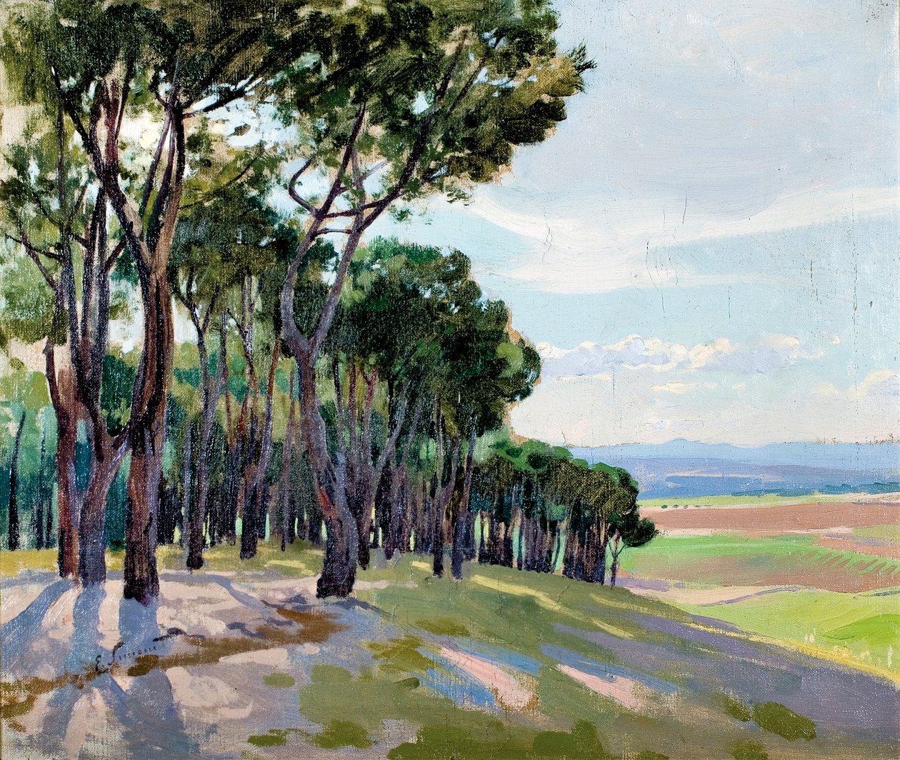  Paisaje de La Moncloa av Enrique Simonet