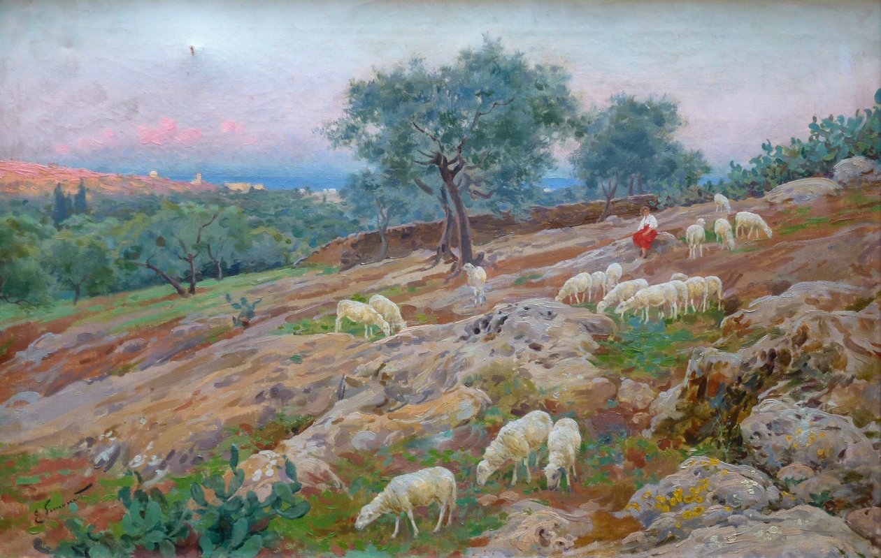  Rebano de ovejasFlock of sheep av Enrique Simonet