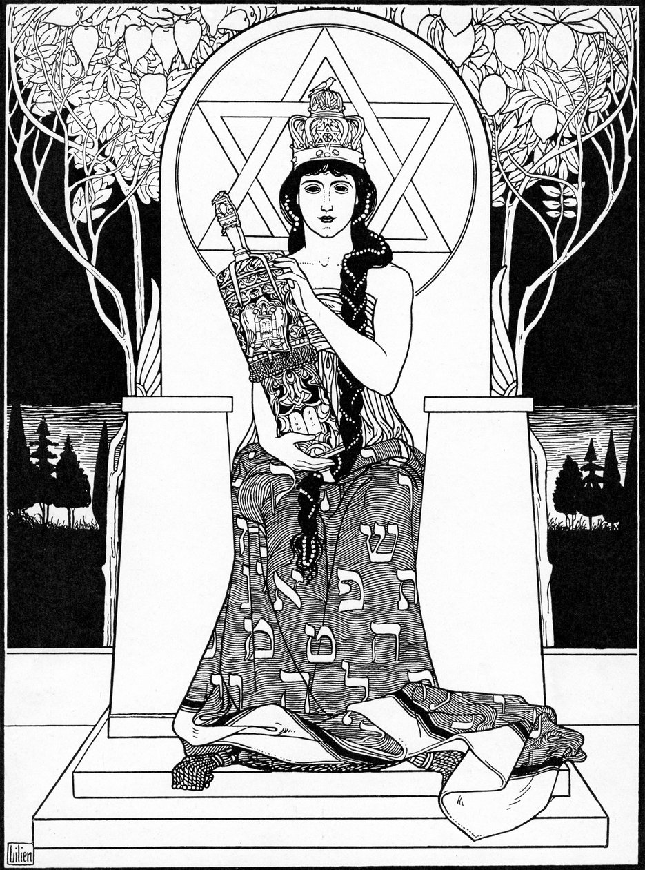 EM LILIEN av Ephraim Moses Lilien