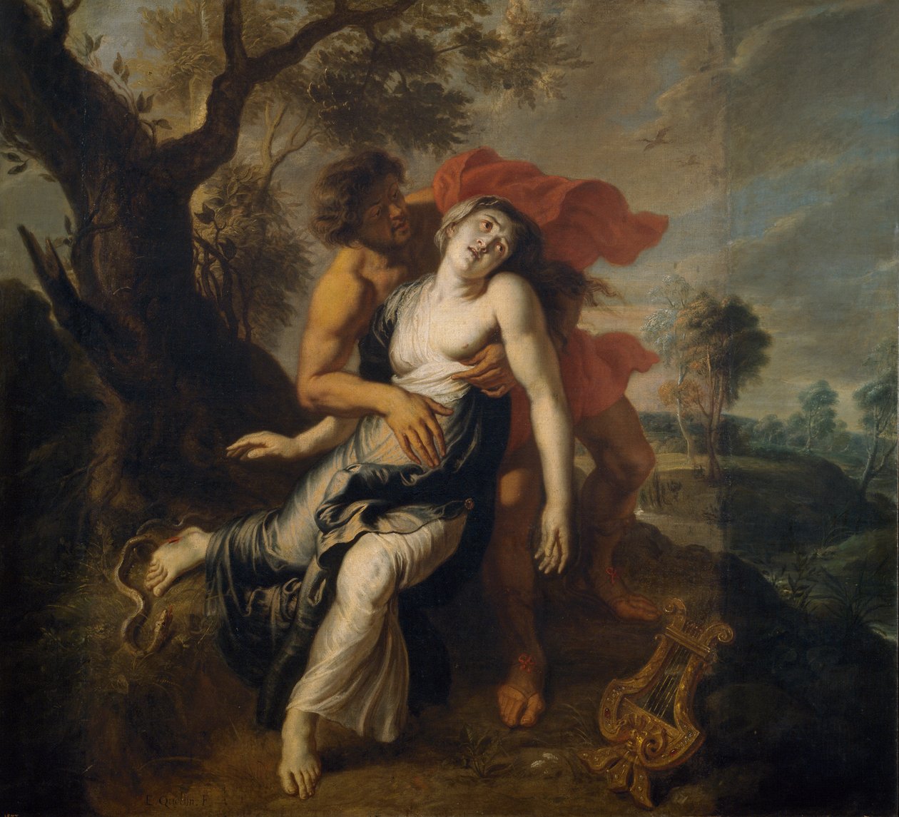 Eurydices död av Erasmus Quellinus