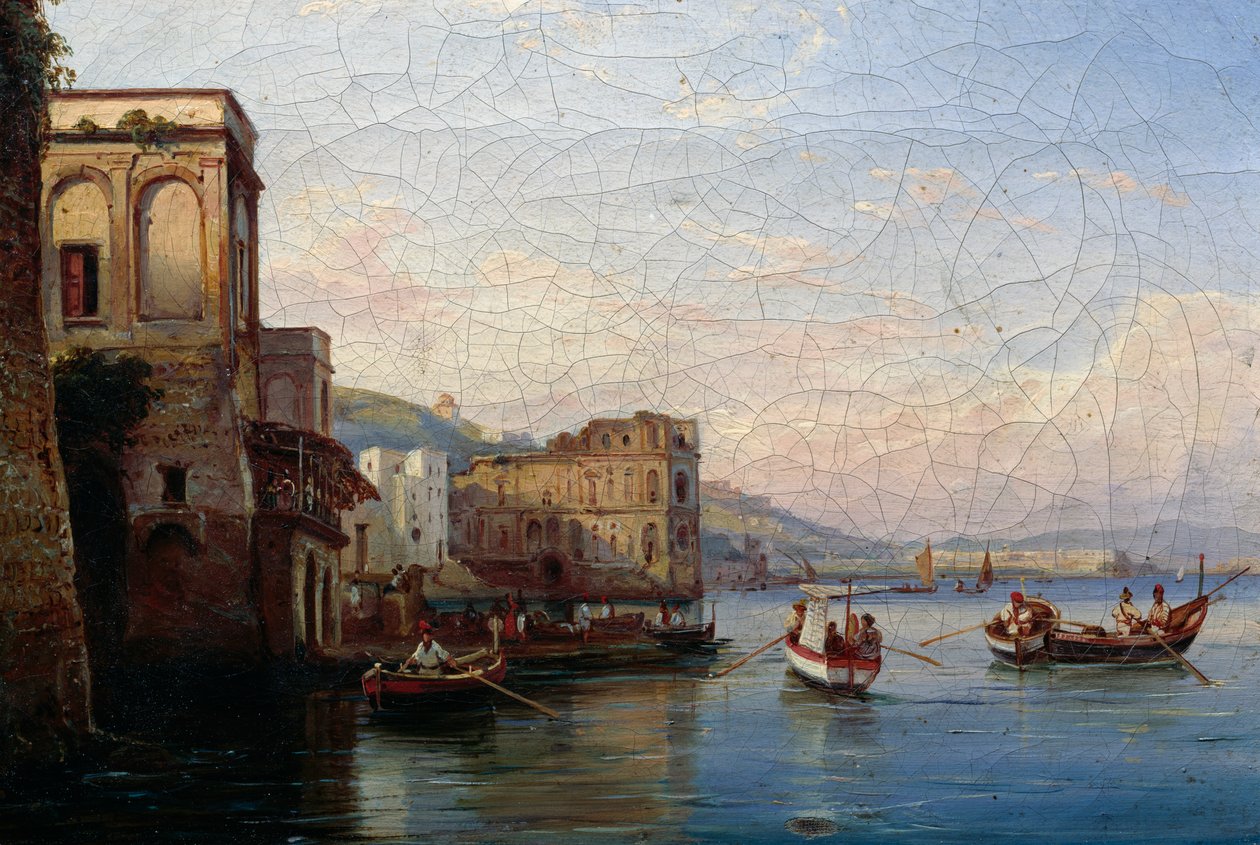 Posillipo, ca 1850 (olja på duk) av Ercole Gigante