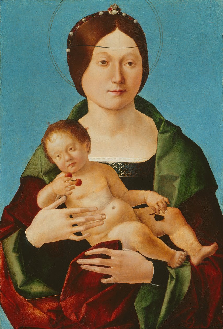 Jungfru och barn, 149096. av Ercole de