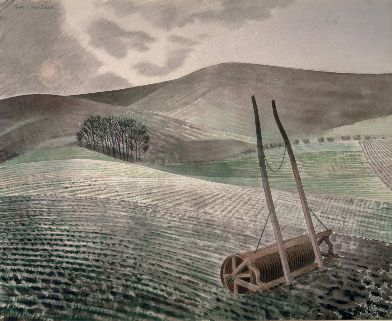 Nedgångar på vintern av Eric Ravilious