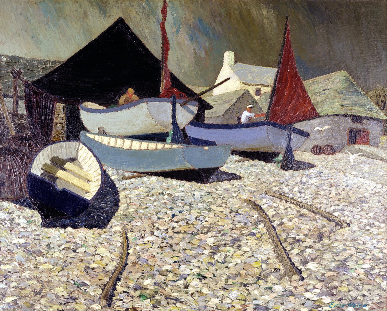 Cadgwith, ödlan av Eric Contemporary Artist Hains