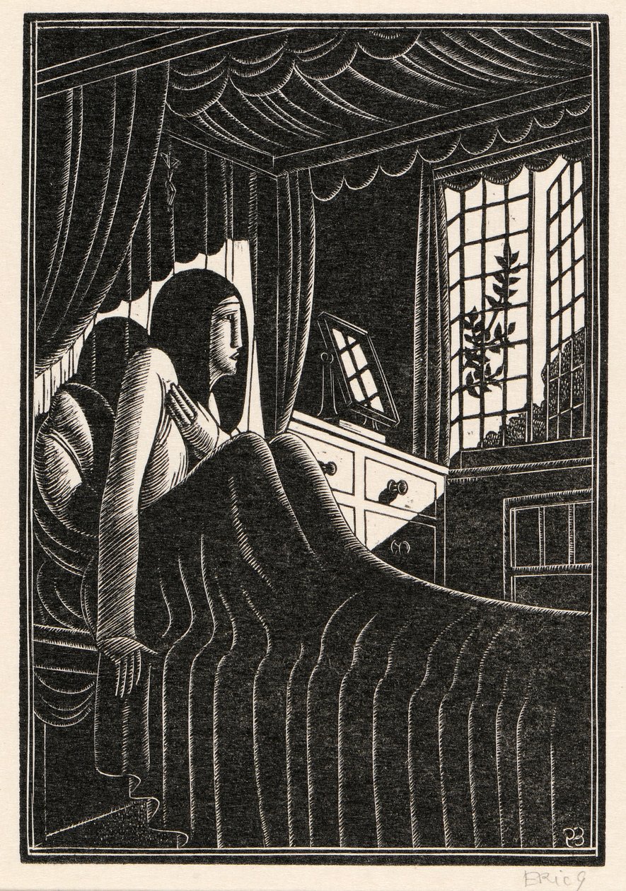 Höst Midnatt av Eric Gill