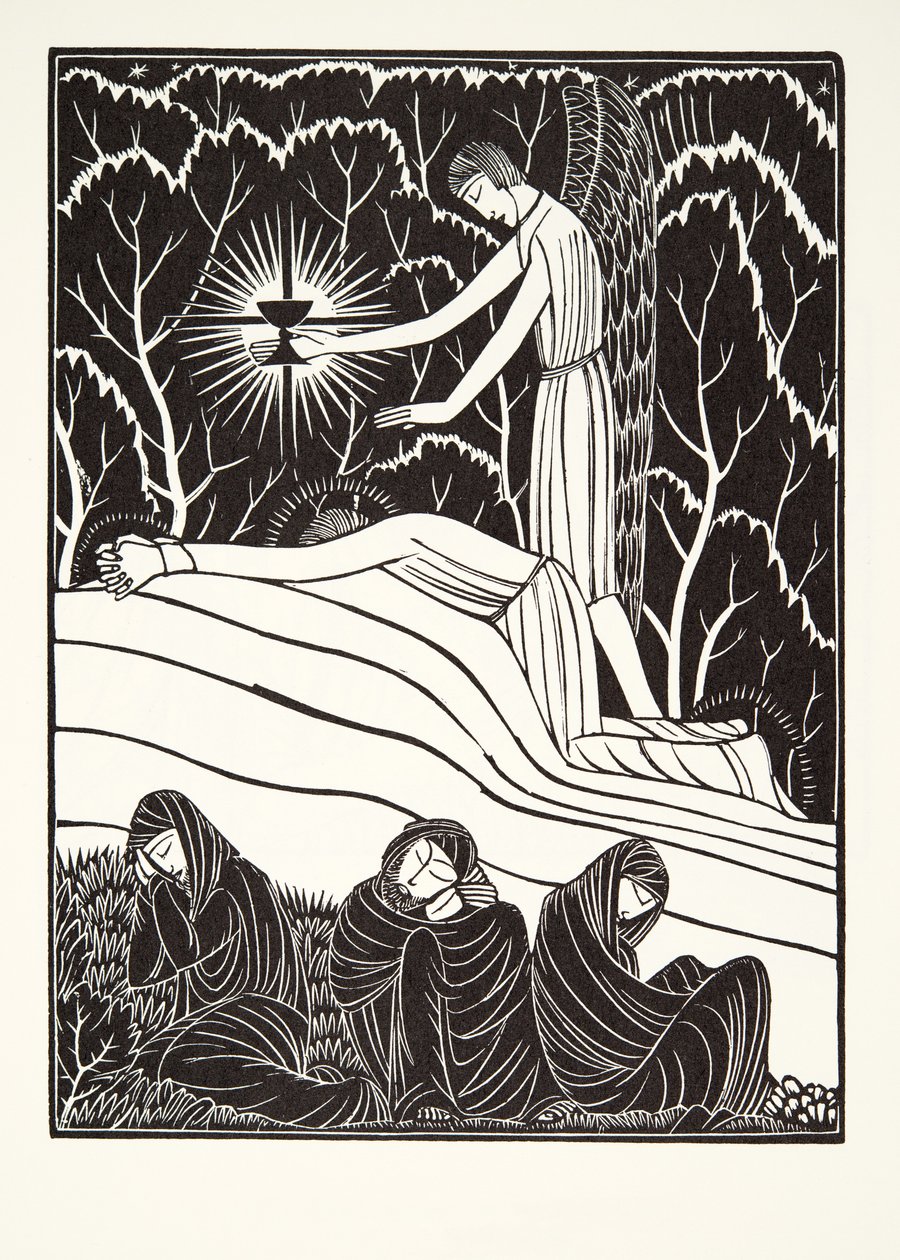 Kval i trädgården av Eric Gill